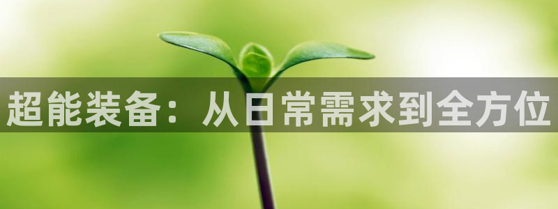 球王会体育官网下载招商：超能装备：从日常需求到全方位